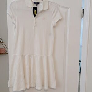 Girls polo dress size large 12/14 New With Tags